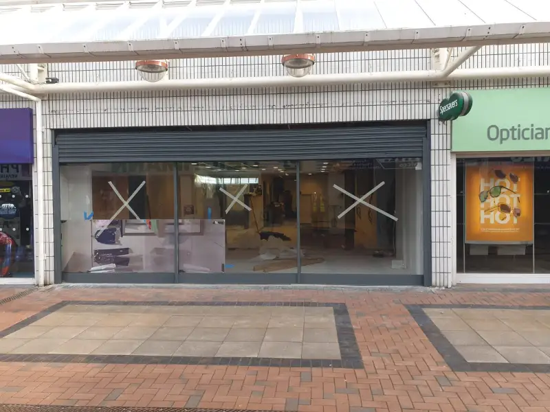 Installation complete on the new shop front at Birkenhead Specsavers: Swipe To View More Images