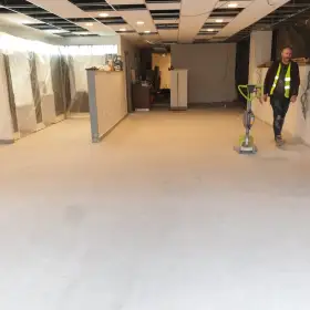 The new expansion beginning of the fit out at Birkenhead Specsavers.: Click Here To View Larger Image