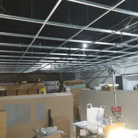New suspended ceilings in the expansion of Birkenhead Specsavers.: Click Here To View Larger Image